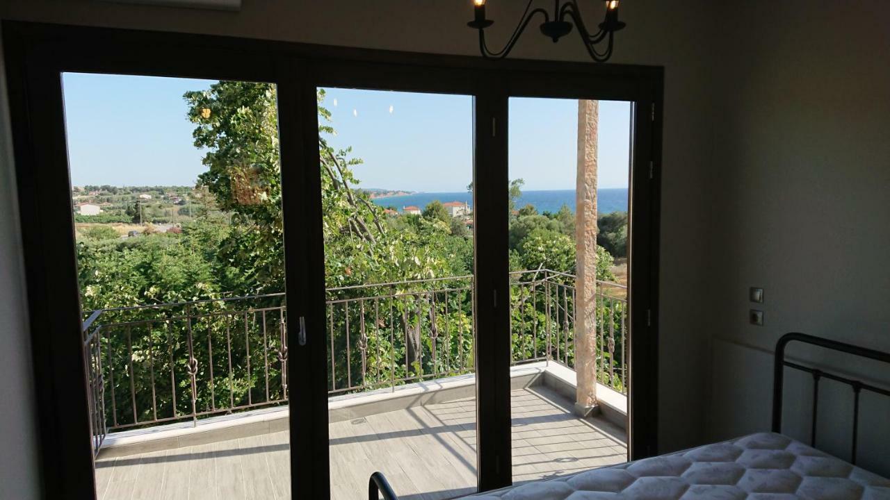 Stone House With Seaview Apartment Nea Poteidaia Exterior photo