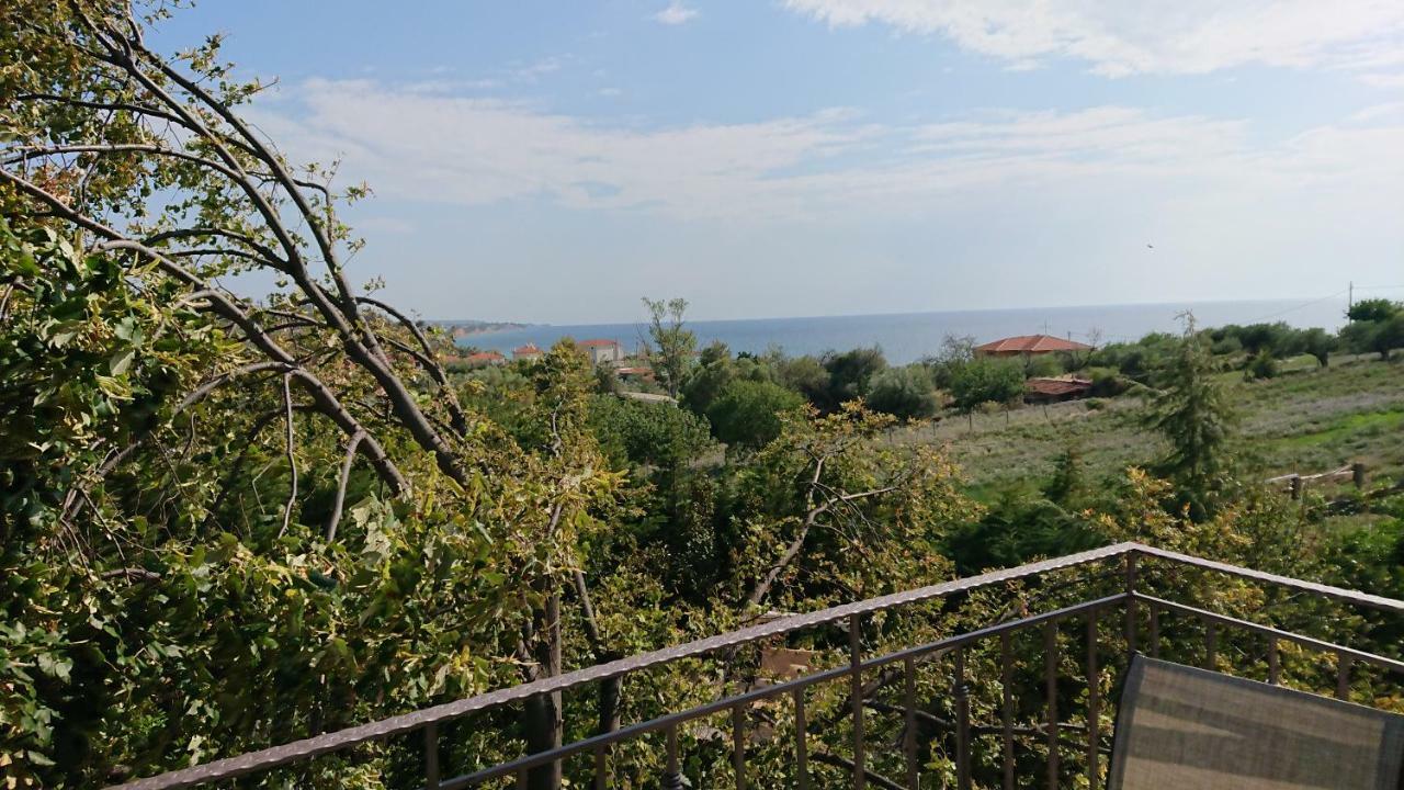 Stone House With Seaview Apartment Nea Poteidaia Exterior photo
