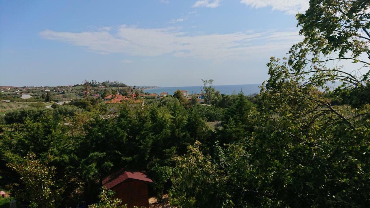 Stone House With Seaview Apartment Nea Poteidaia Exterior photo