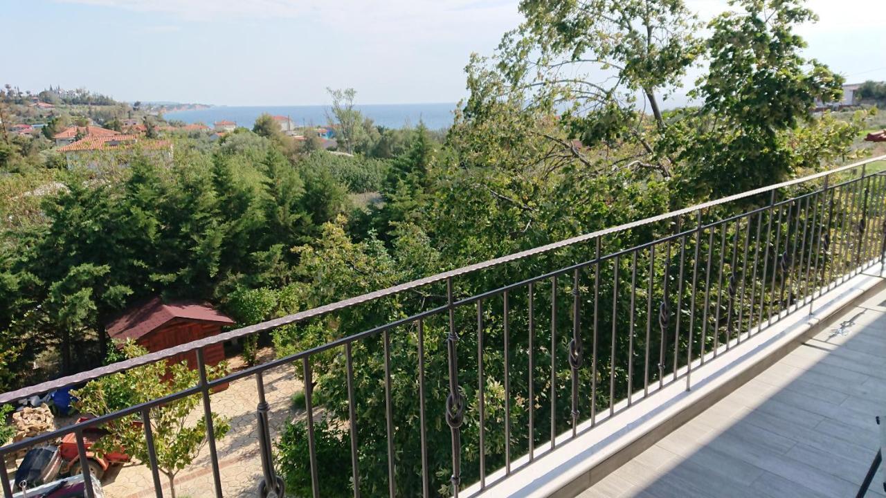Stone House With Seaview Apartment Nea Poteidaia Exterior photo